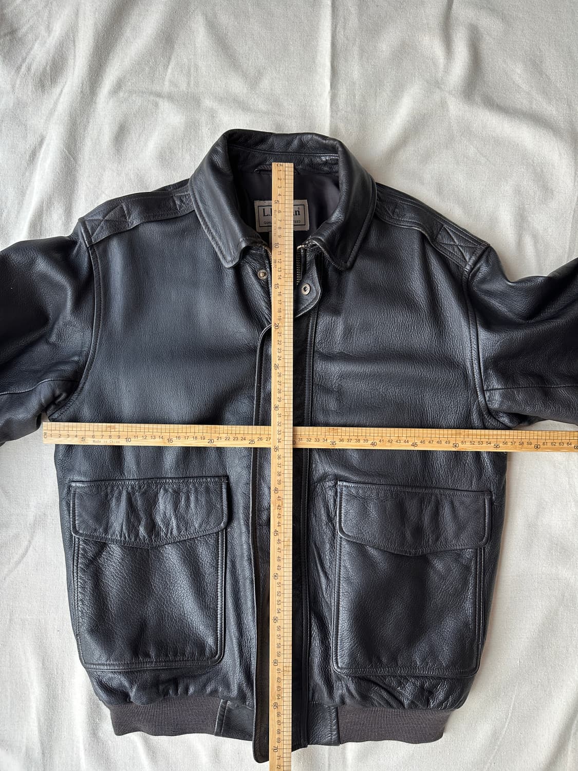 LL Bean 엘엘빈 A2 고트스킨 레더 자켓 M 상품이미지9