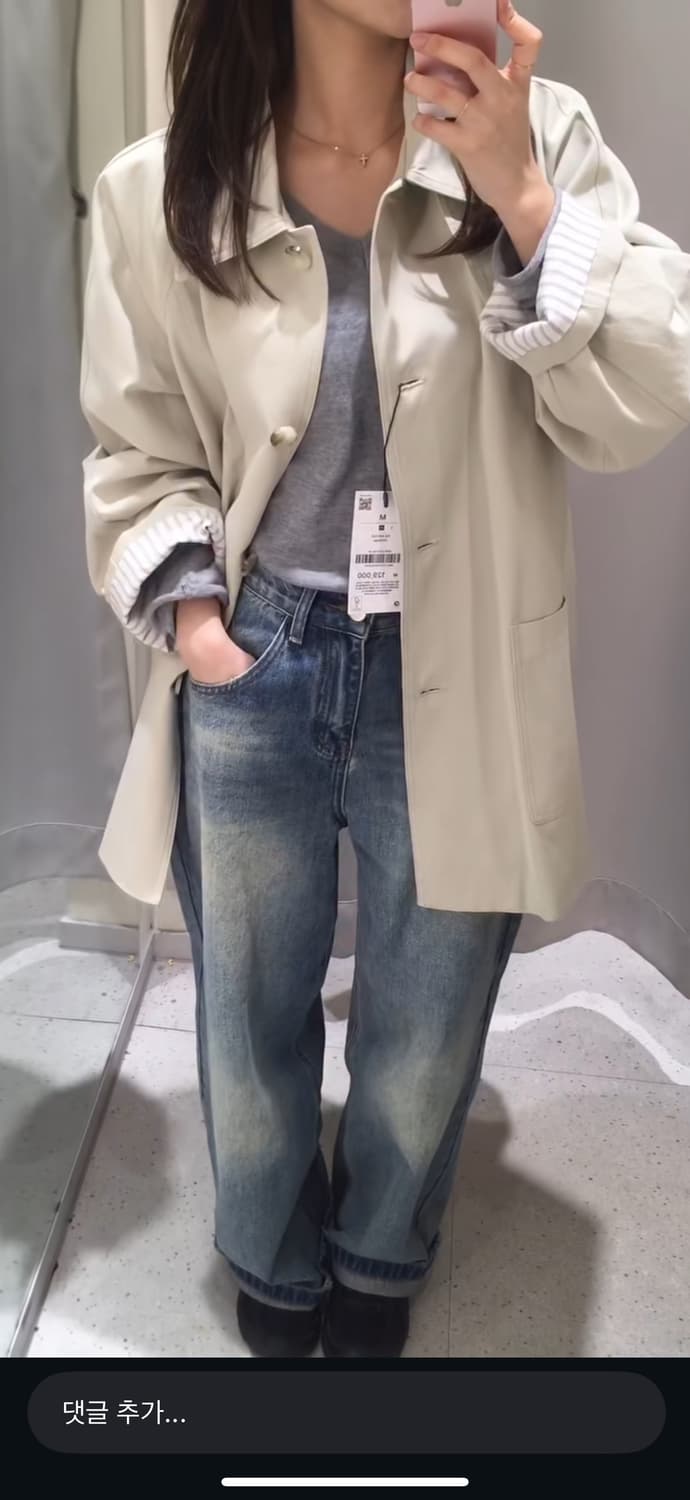 미쏘 하프 트렌치코트  상품이미지2