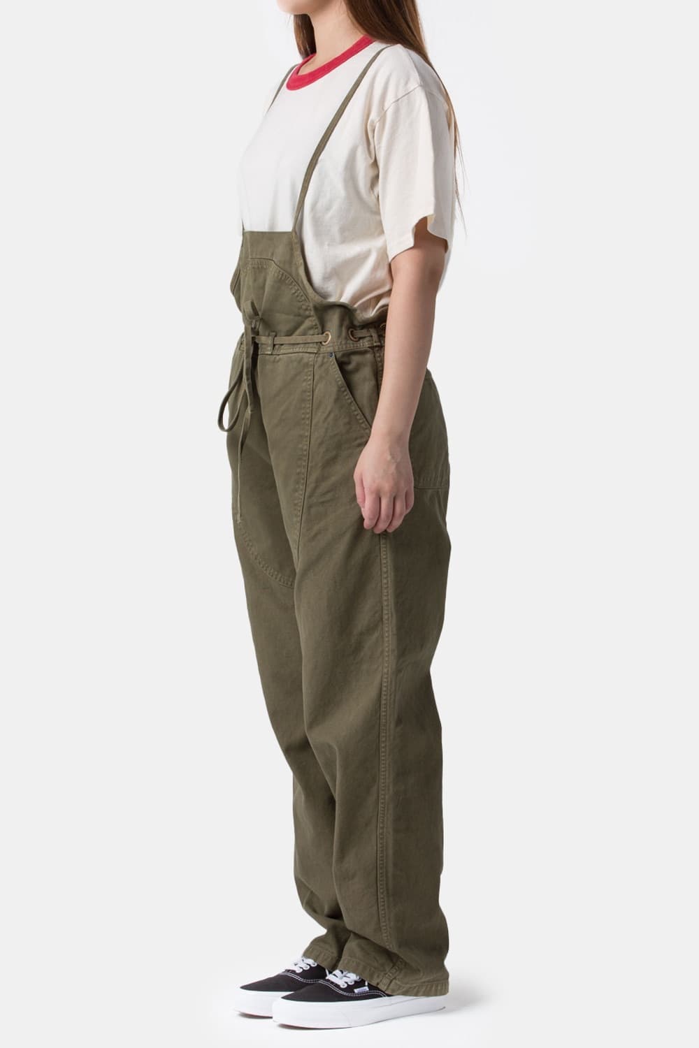 캐피탈 LIGHT CANVAS 멜빵 오버롤 팬츠 1사이즈 상품이미지1