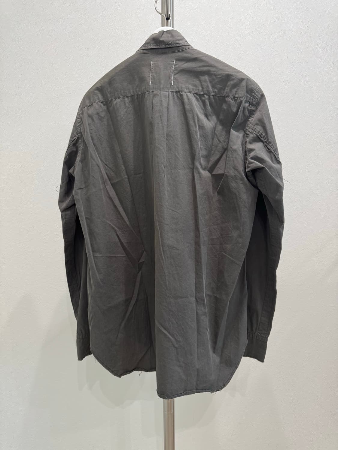 솔로이스트 실크 솔기 버튼업 셔츠 상품이미지4