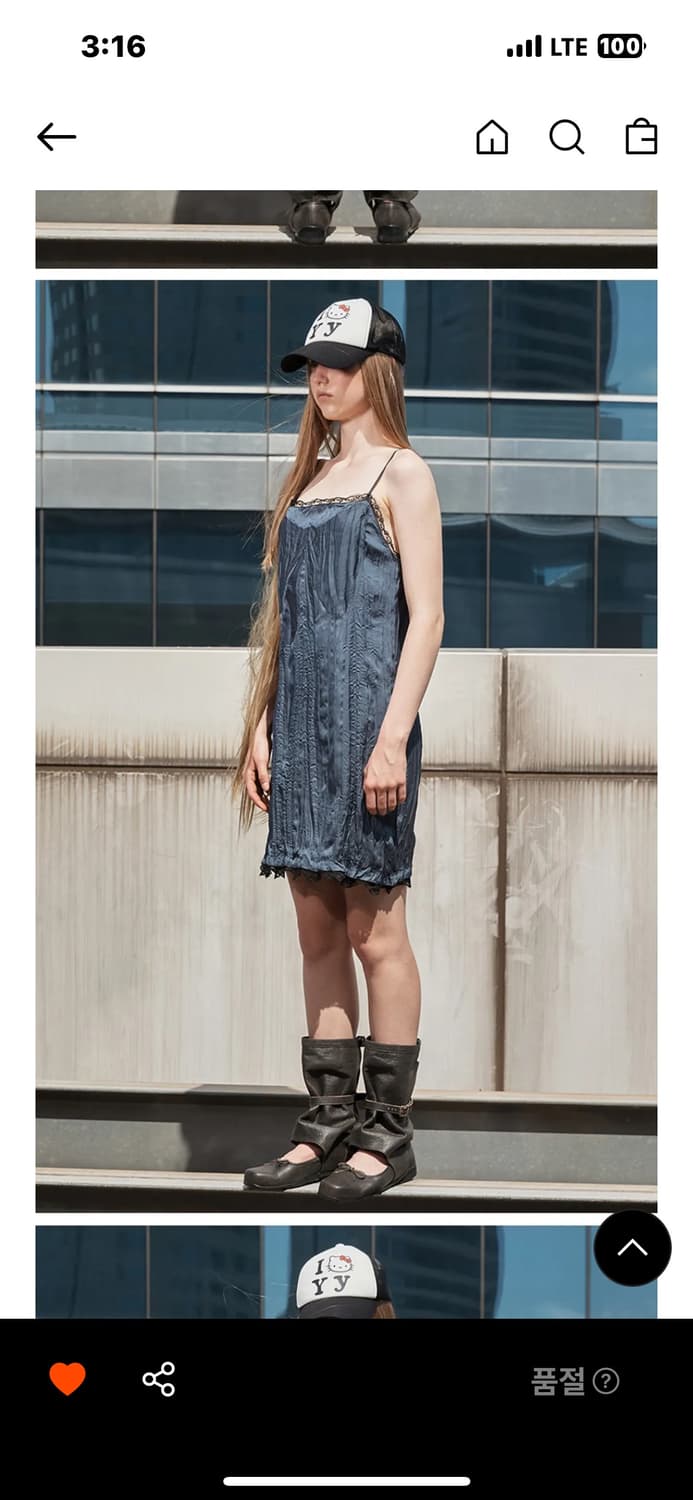 오픈와이와이 세틴 미니원피스 상품이미지2