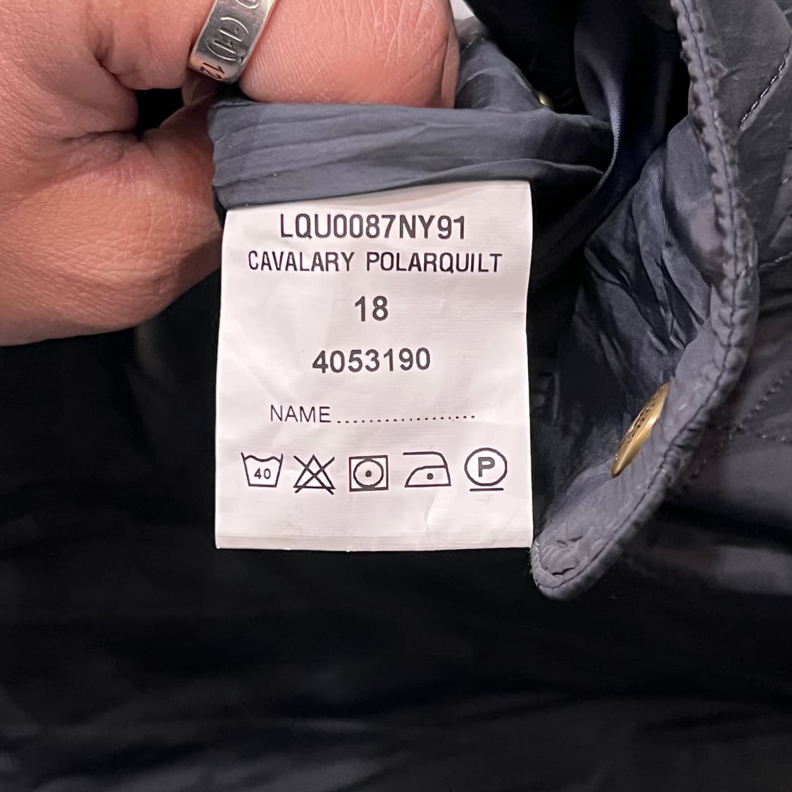  바버 퀼티드 자켓 y14947 상품이미지7