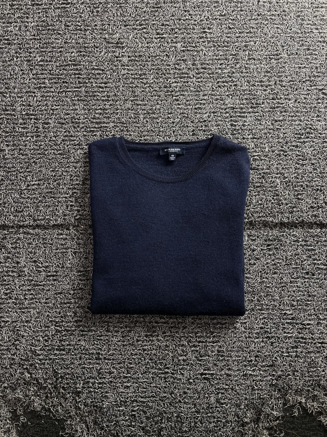 버버리 아카이브 미니멀 네이비 니트 3482 상품이미지1