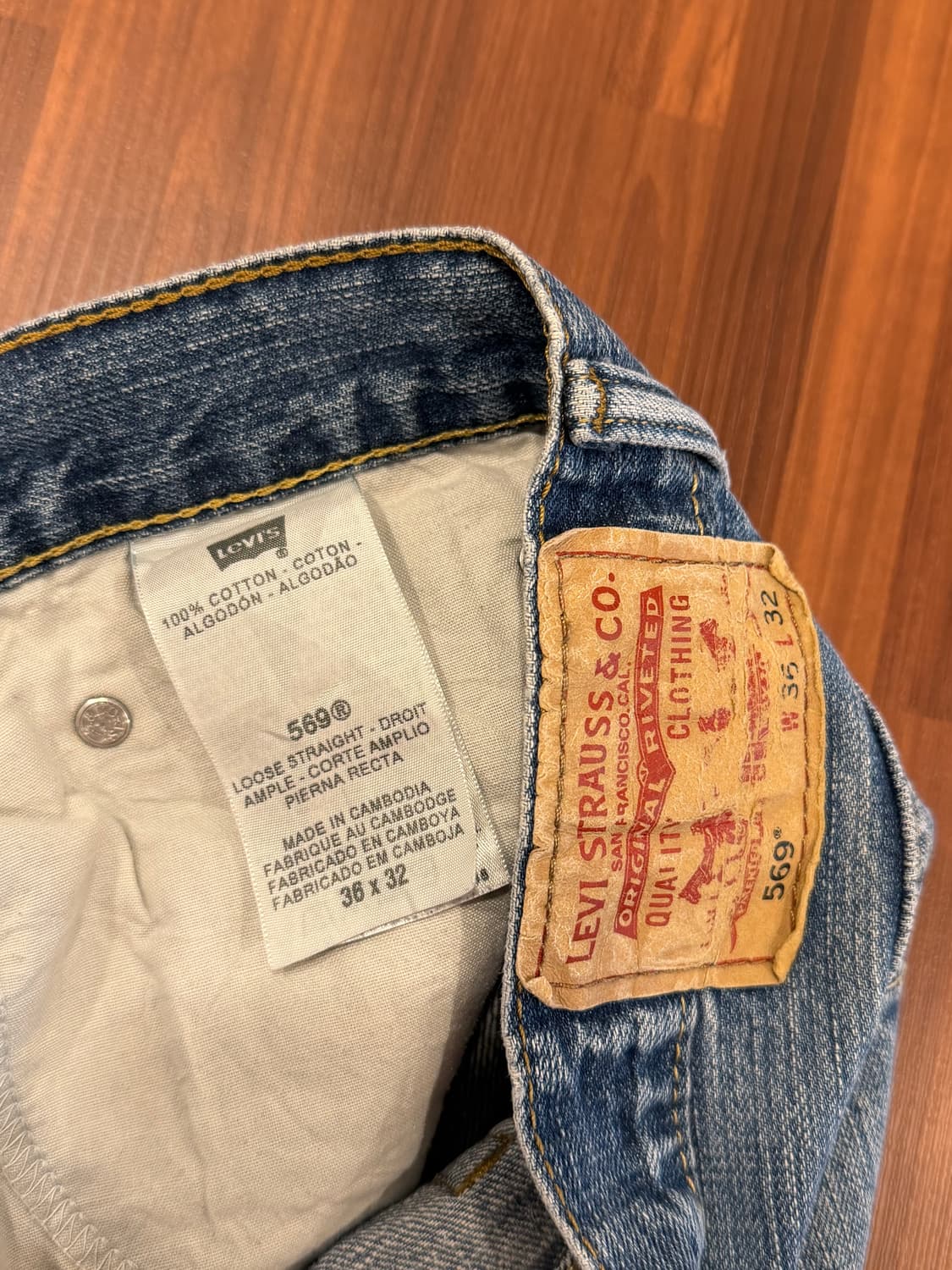 Levis 리바이스 569 데님 팬츠 (38inch) 상품이미지9