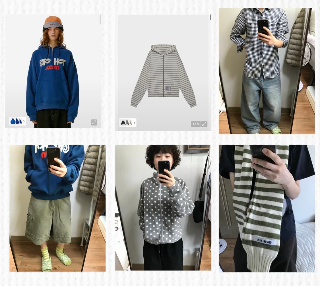 겨울 옷 일괄판매(6개)- 오늘만 판매 상품이미지1