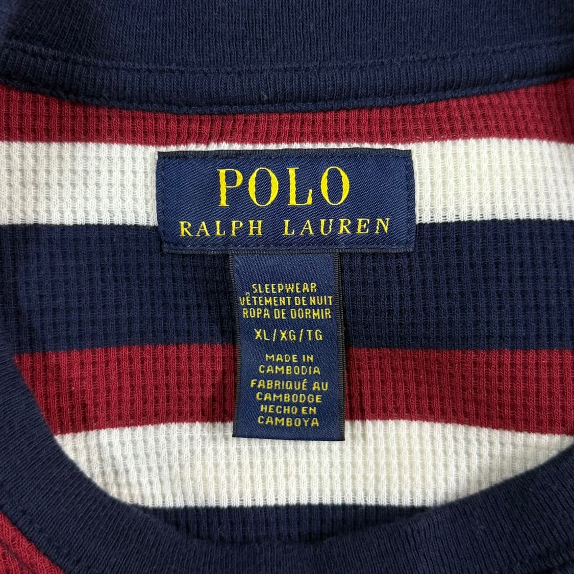 [XL] 폴로 랄프로렌 스트라이프 와플 여름니트 티셔츠 상품이미지6