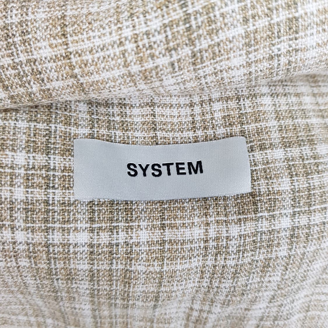 한섬 시스템 2022 마100 체크 하프슬리브 자켓 S사이즈 상품이미지7