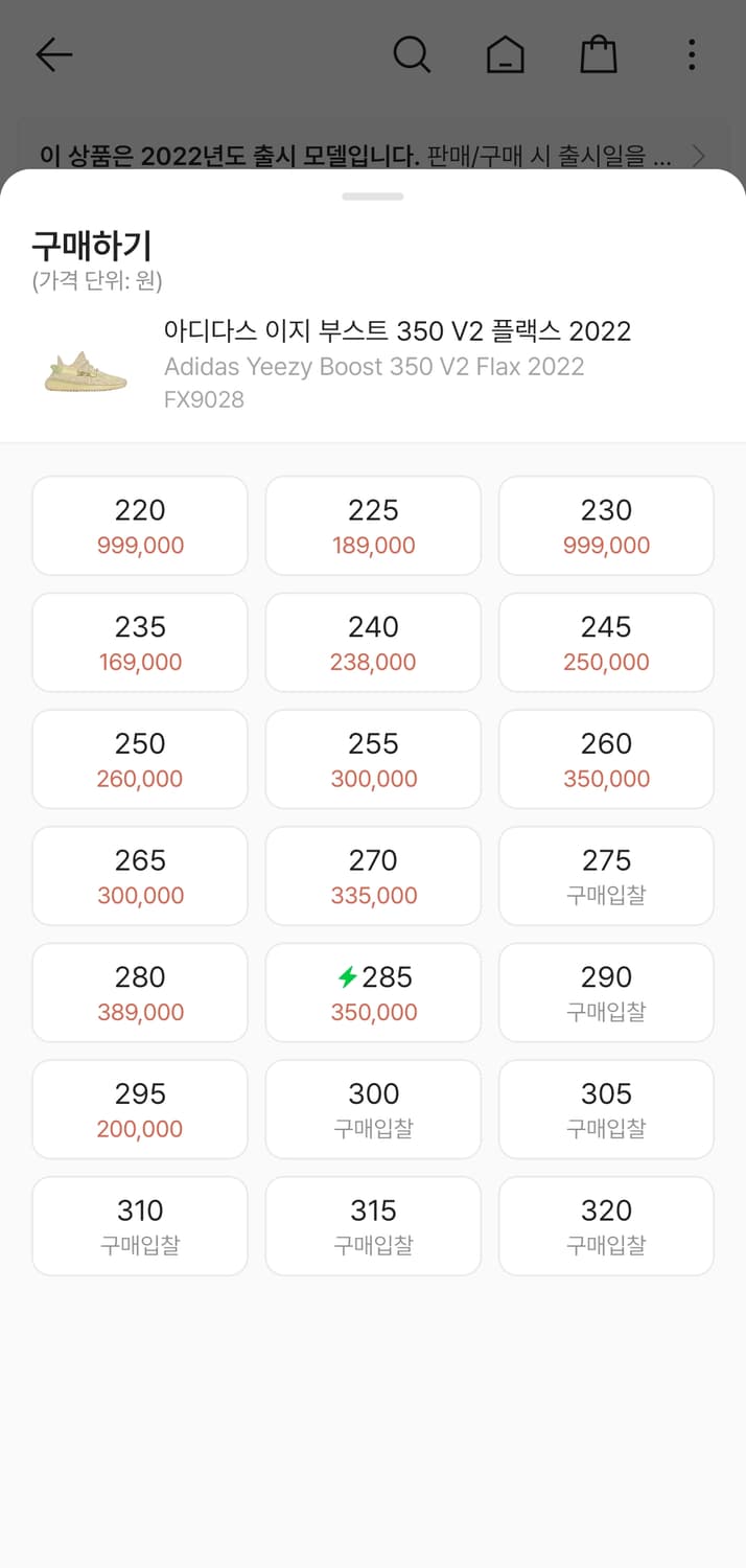 아디다스 이지 부스트 350 V2 플랙스 2022 상품이미지10