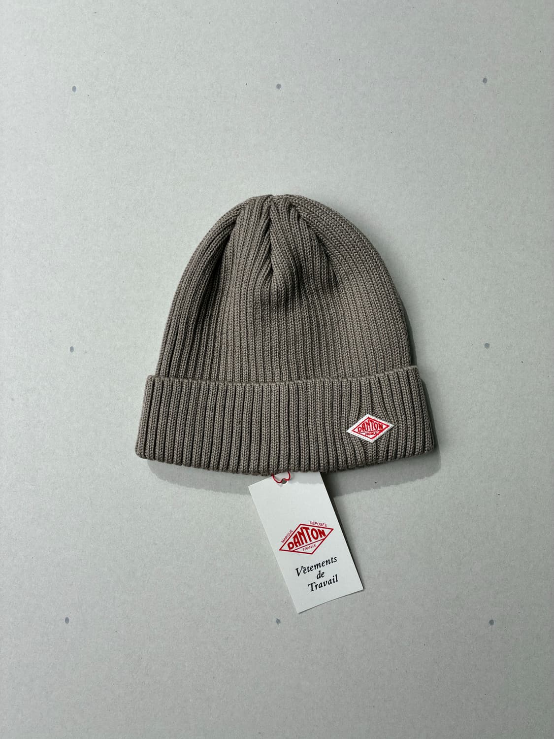 DANTON 단톤 울 립 니트 비니 모카 상품이미지1