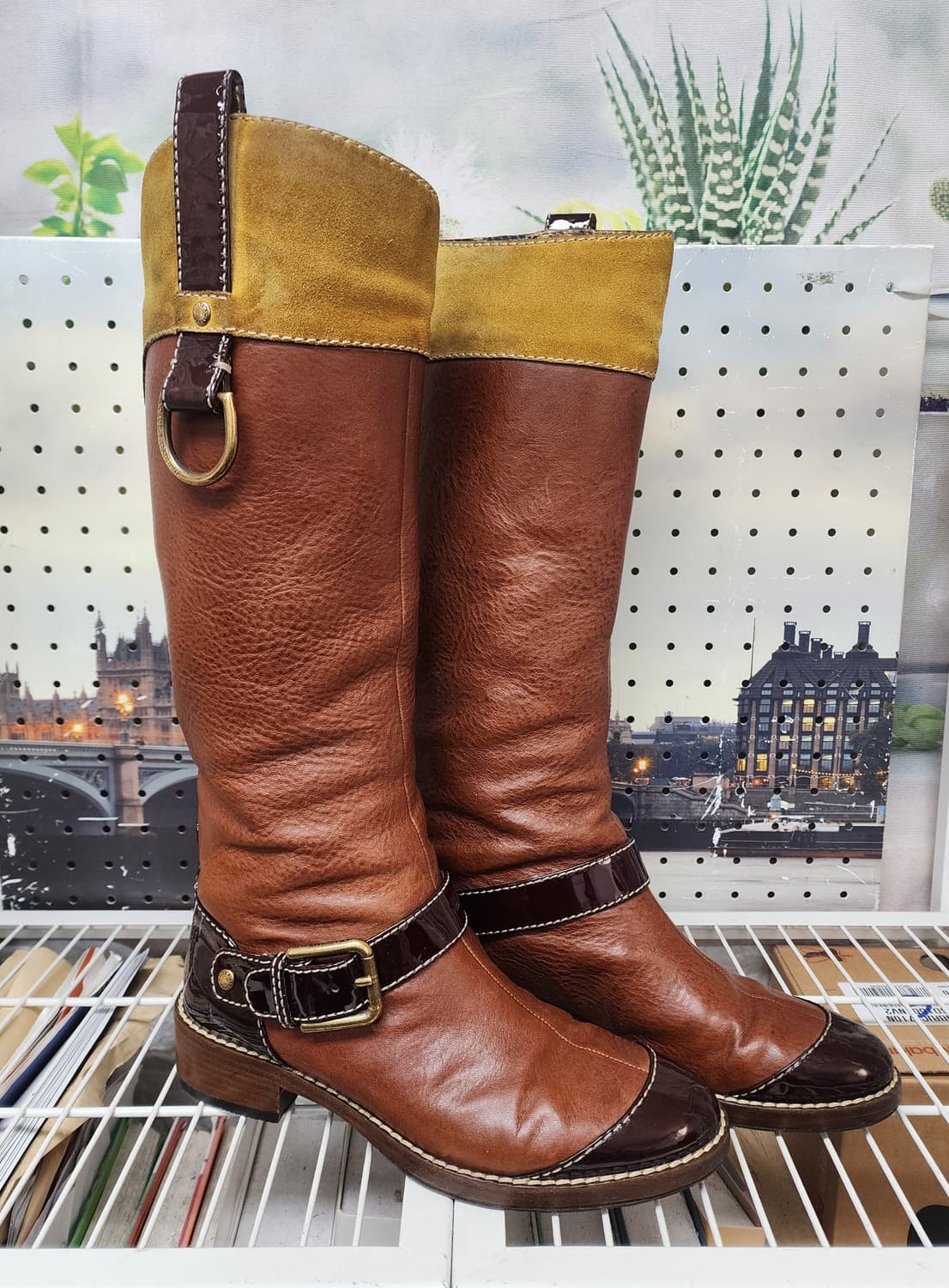 돌체앤가바나 여성 가죽 롱부츠 235~240 승마부츠 스타일 LB77 상품이미지3