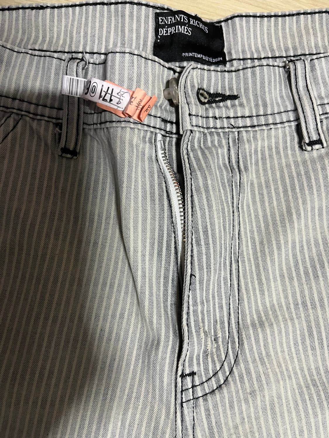 앙팡 리쉬 데프리메 ss24 Hickory Shuji 스트라이프 데님 상품이미지5