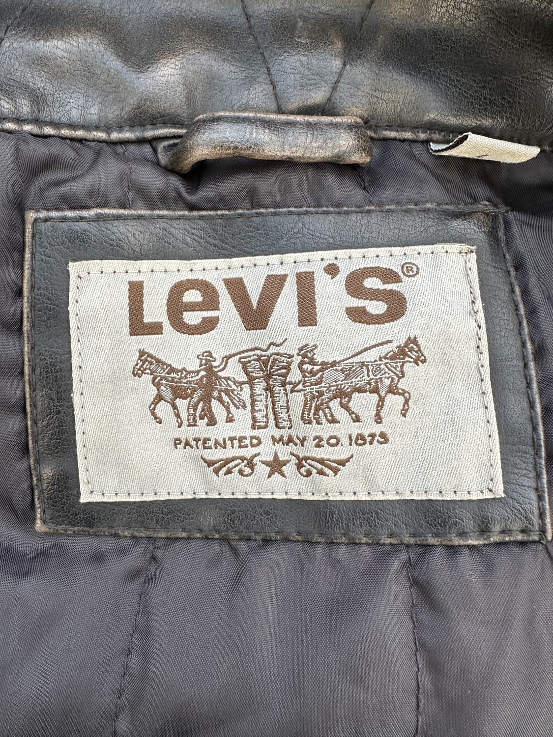 (L)Levis 레더자켓 상품이미지5