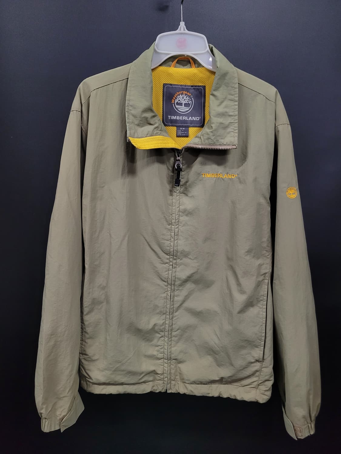 Timberland 팀버랜드 빈티지 자수로고 바람막이 집업 자켓  상품이미지1