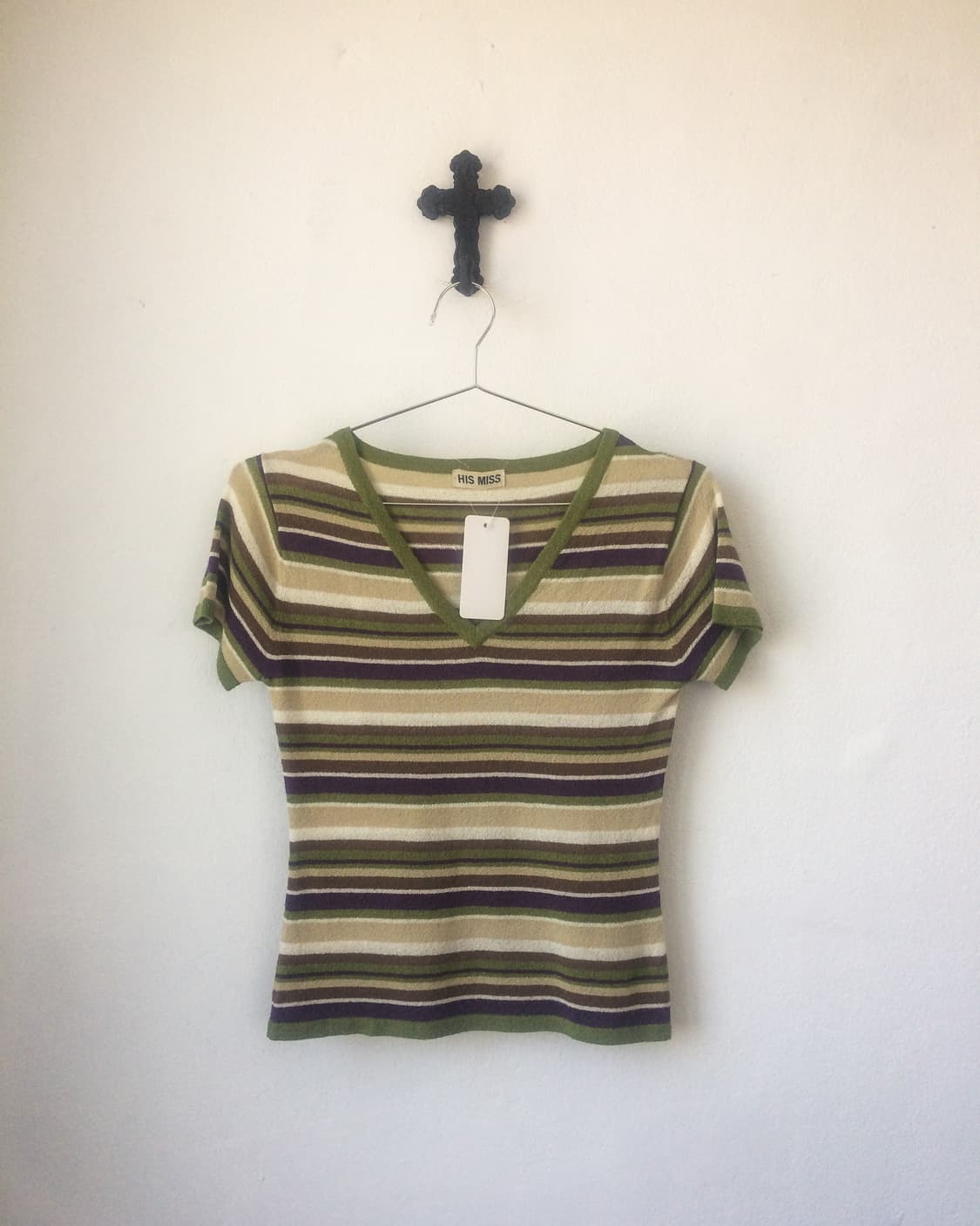 stripe pattern knit 상품이미지1
