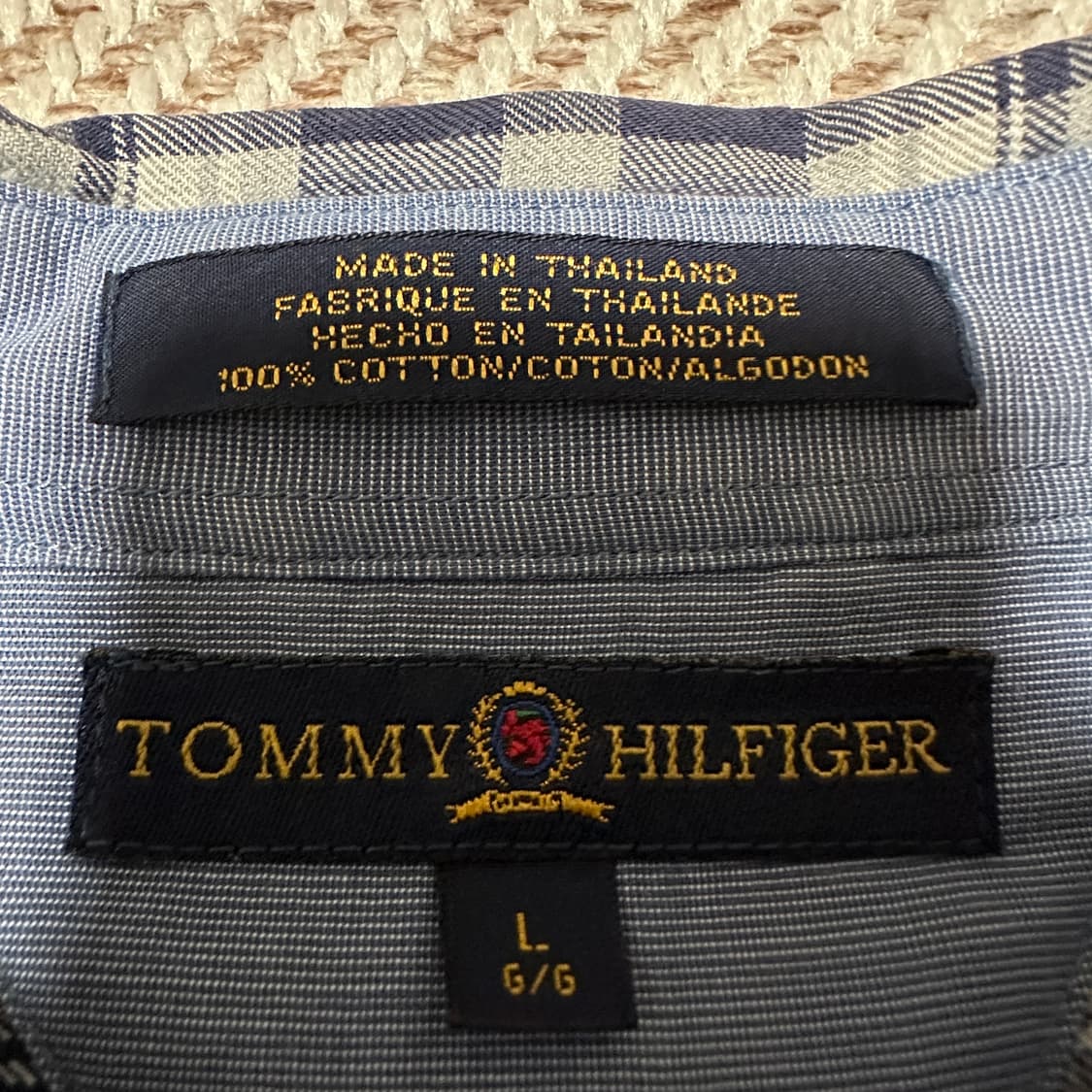 TOMMY HILFIGER old vintage check shirt 상품이미지4