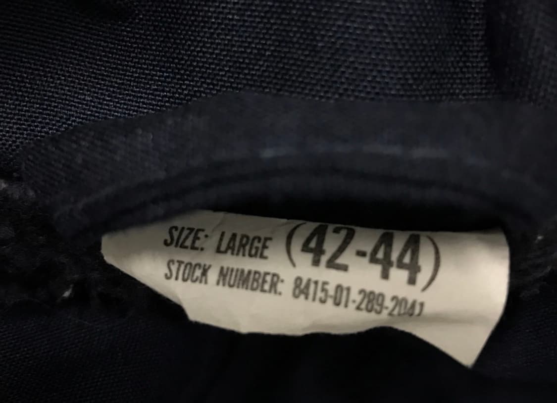 미해군 og 아라미드 a-2 덱자켓 라지 상품이미지4