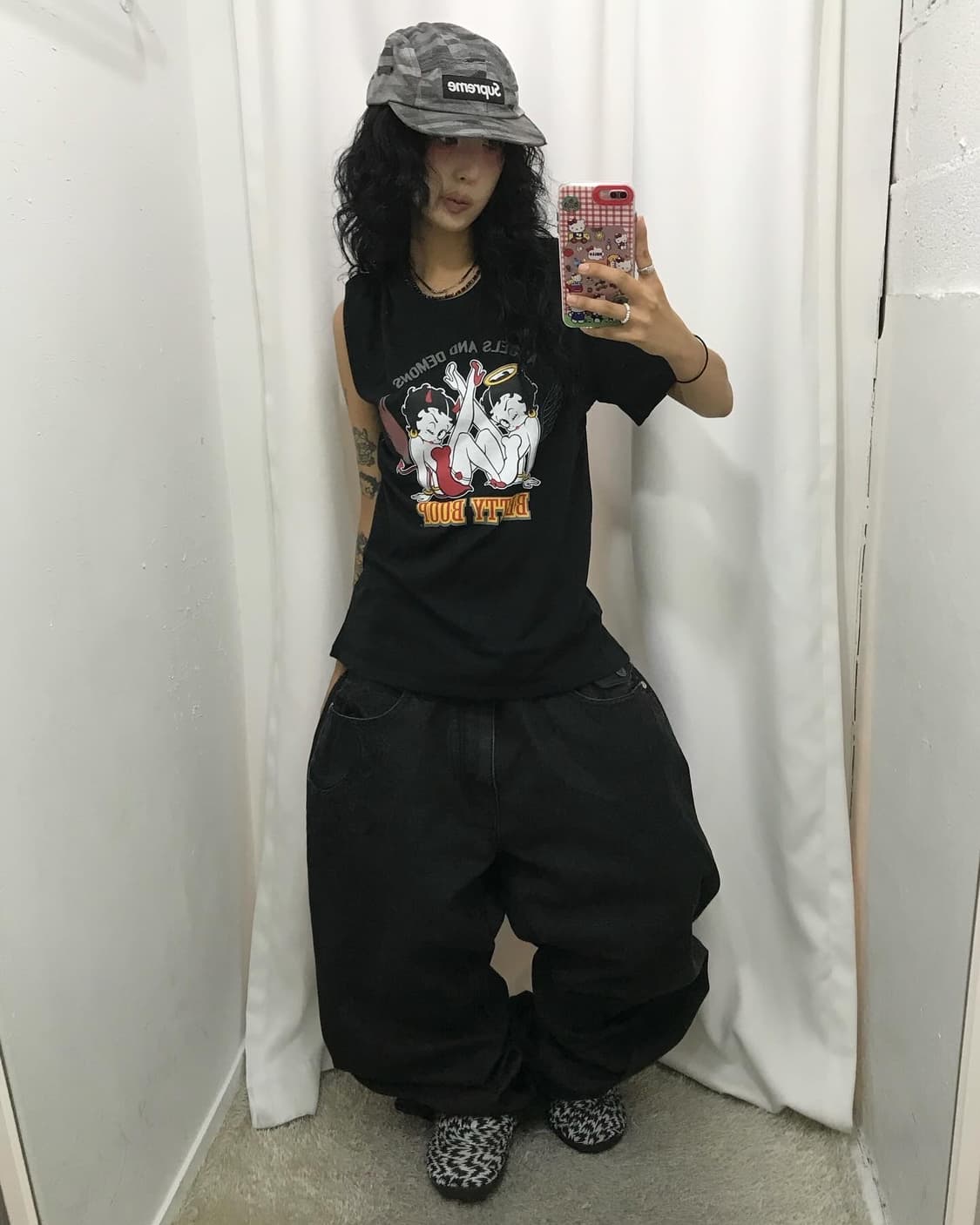 Betty Boop Printing T-shirt ( 새상품 ) 상품이미지4