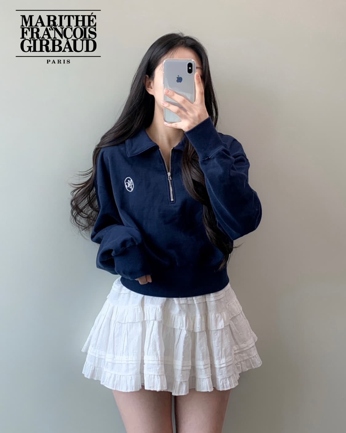 마리떼 프랑소와 저버 반집업 맨투맨 상품이미지3