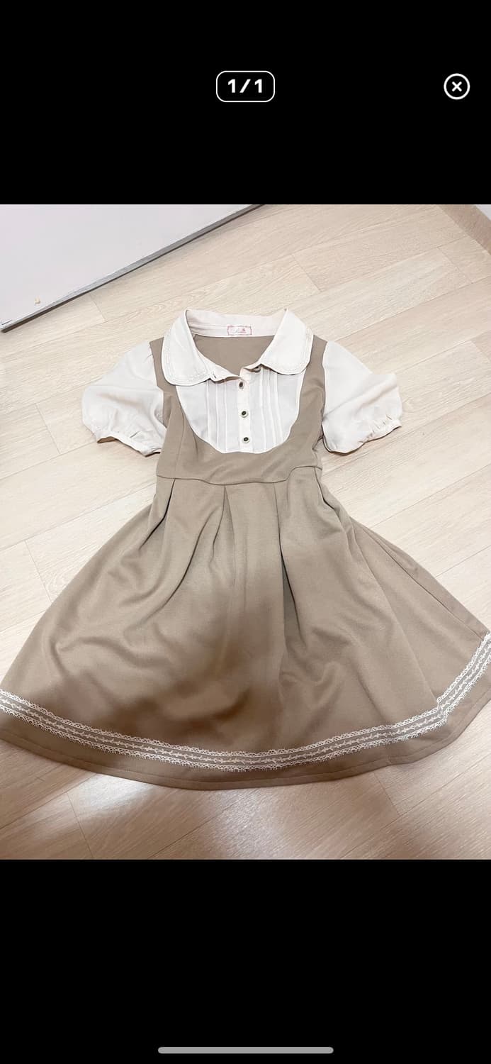 리즈리사 Penderie 라떼갸루 히메갸루 일브 빈티지 일녀로리타양산형 상품이미지1