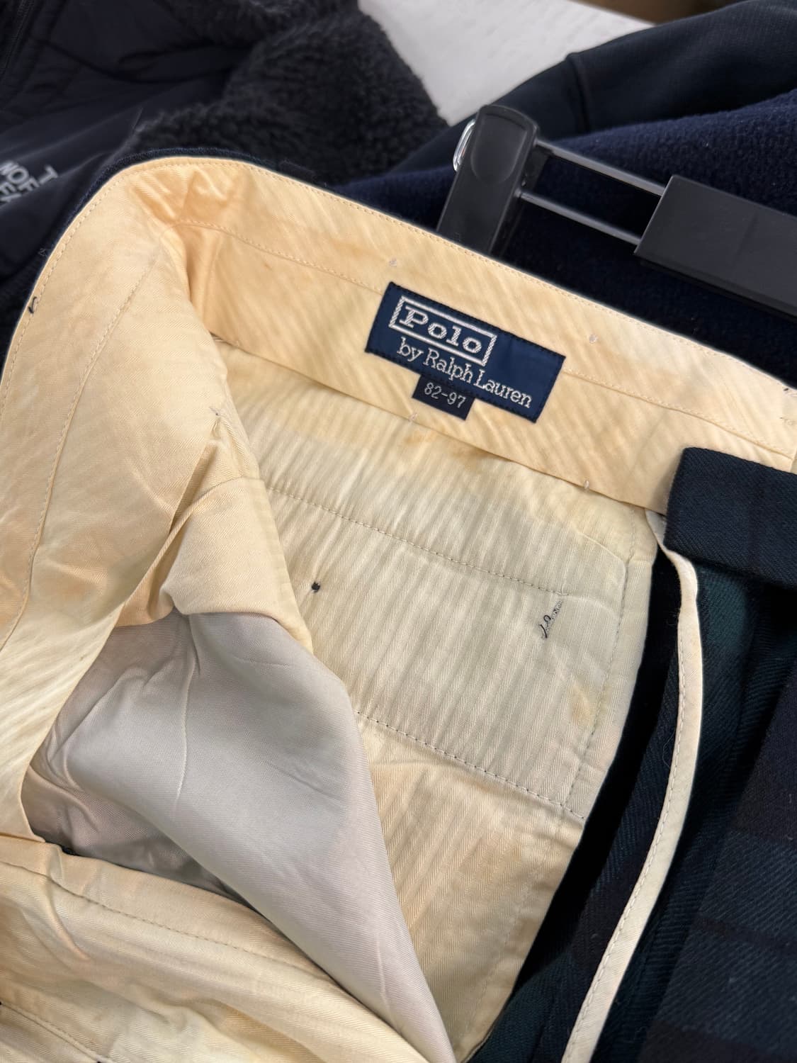 폴로 랄프로렌 블랙워치 체크 바지 상품이미지5