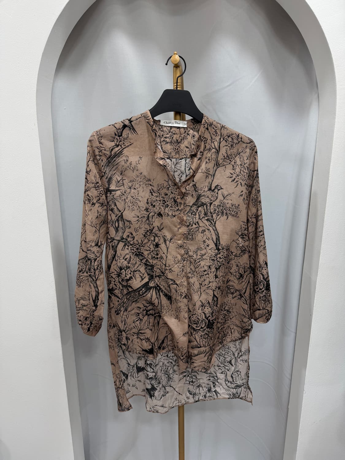 디올 긴팔 셔츠 블라우스 38사이즈  상품이미지1