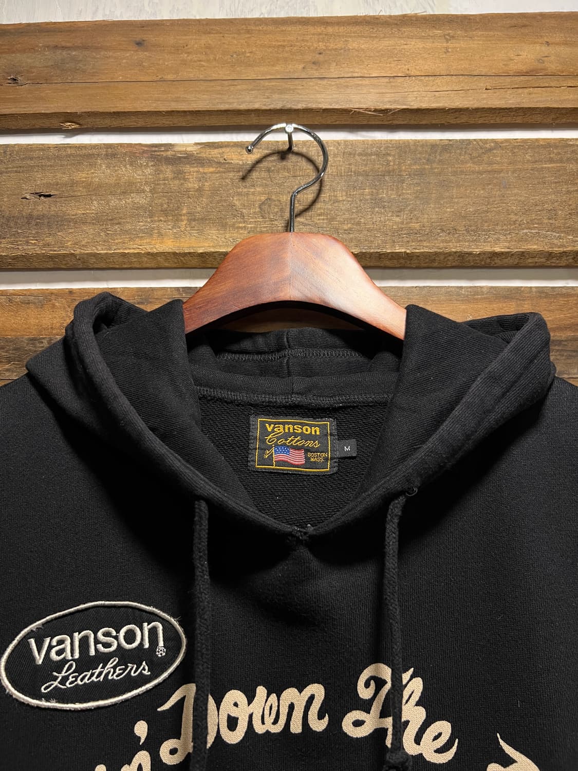 [M]VANSON 벤슨 모터사이클 후드 티셔츠 상품이미지3