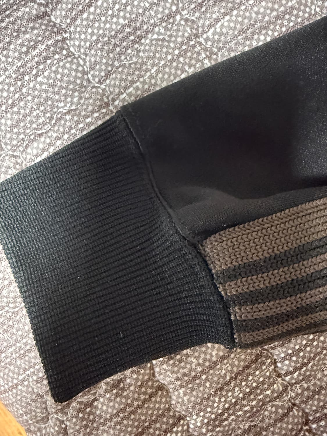 니들스 트랙 자켓 폴리 스무스 블랙 다크 브라운 상품이미지3