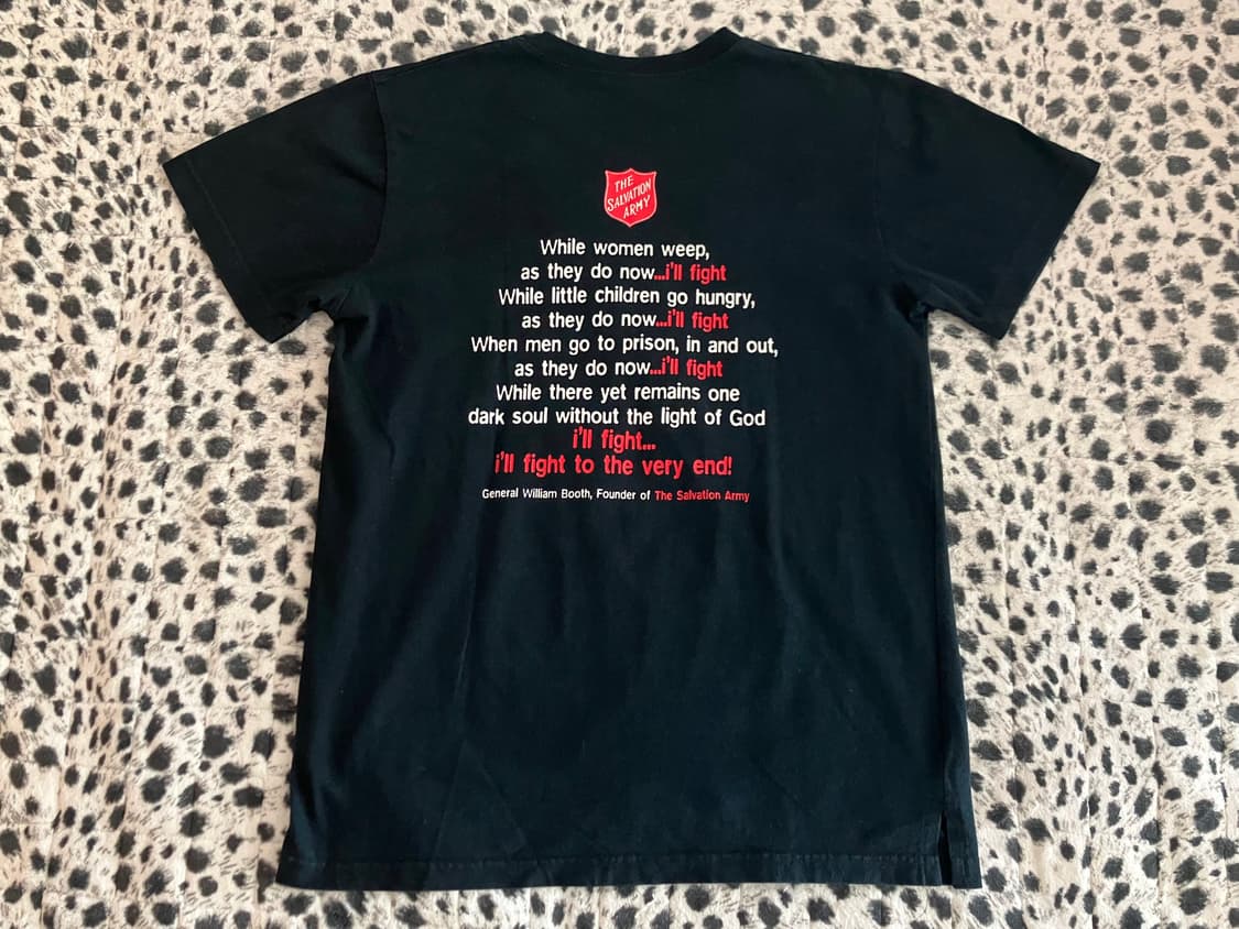 영국 런던의 구세군 티셔츠 여성 M 구제 빈티지 상품이미지6