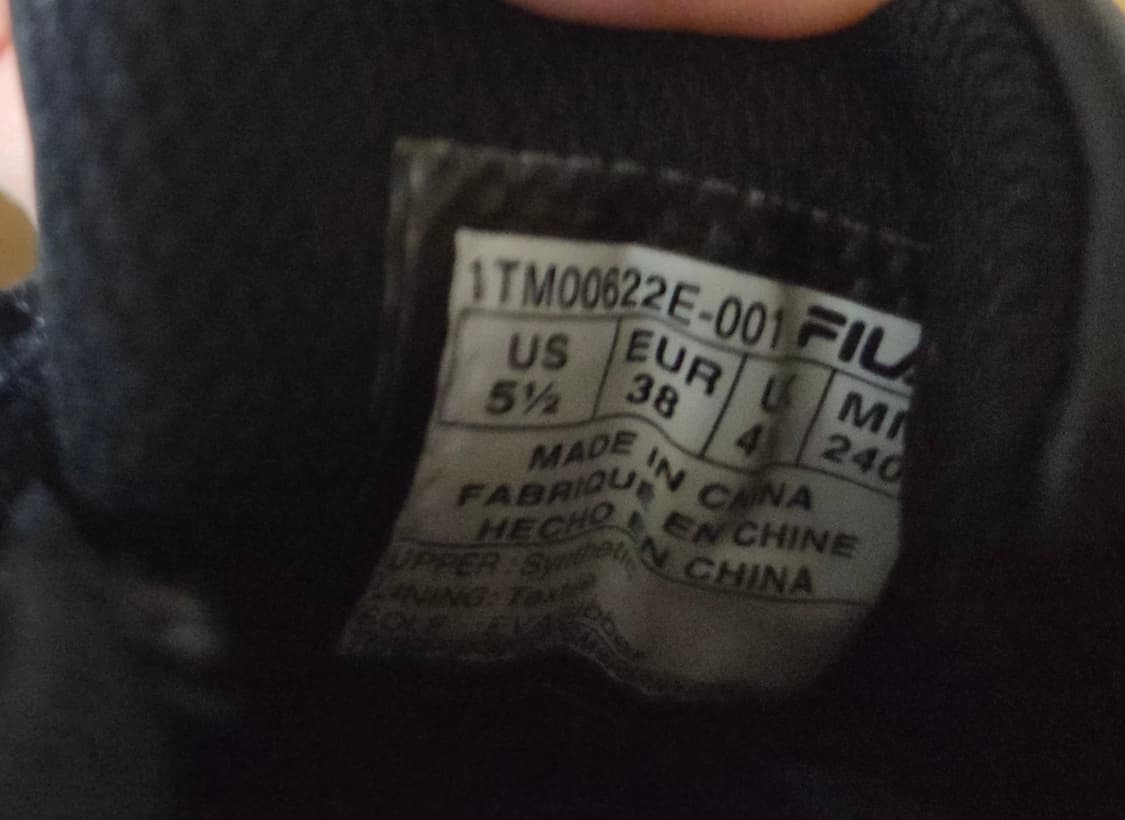 휠라 블랙 운동화/ 스니커즈 상품이미지5