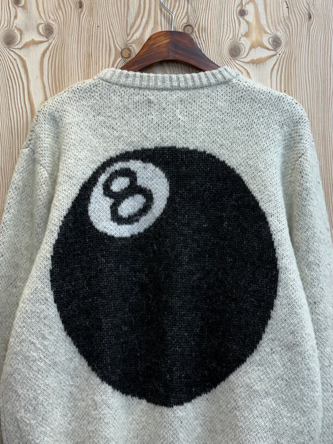 스투시 8볼 헤비 브러쉬드 모헤어 니트 상품이미지2