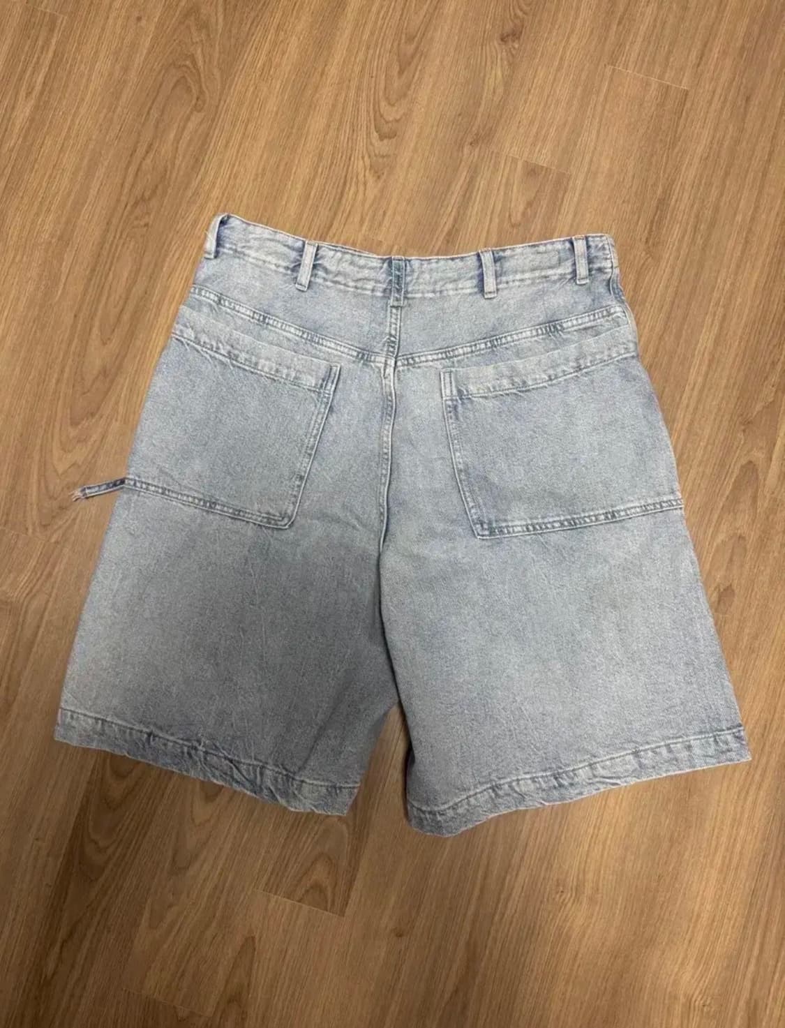 zara 자라 버뮤다 데님 스트링 반바지 32사이즈 판매 상품이미지2