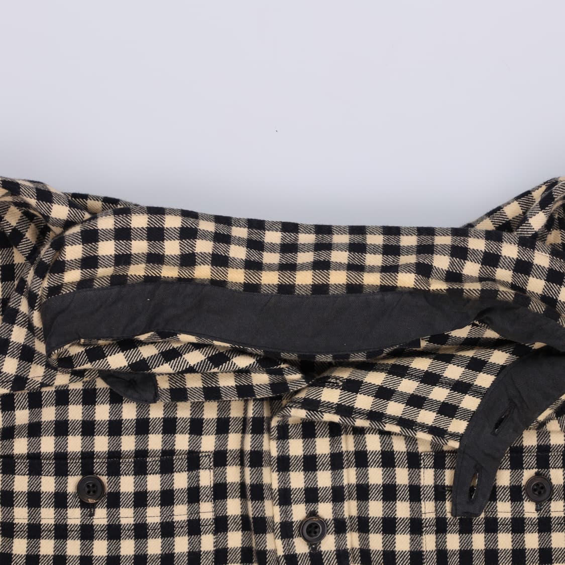 M 폴로 우먼 오버핏 플란넬 체크 포켓 셔츠 4274 상품이미지5