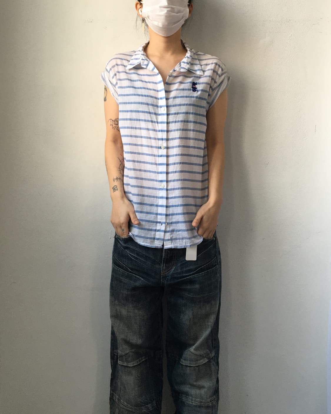 Stripe pattern shirt 상품이미지5