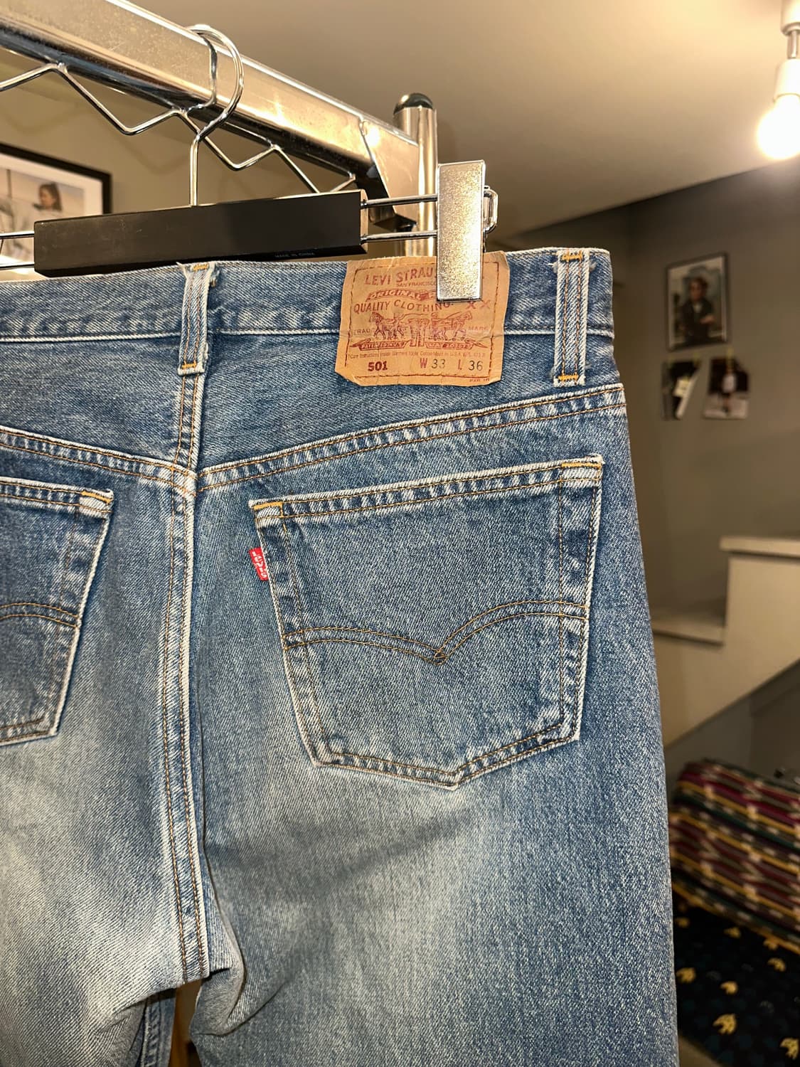 90’s Levi’s 501 552 USA denim pants 상품이미지9