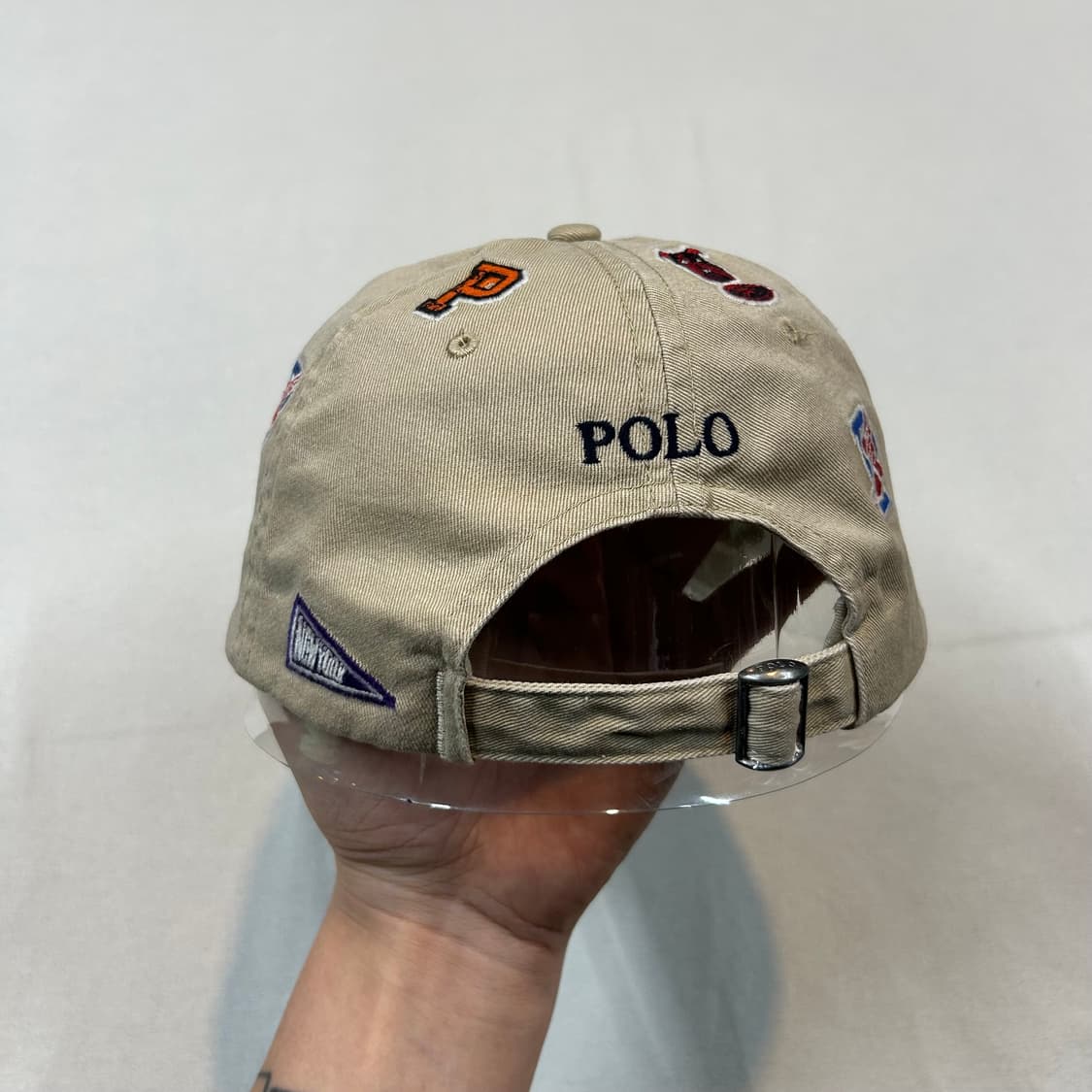폴로 랄프로렌 멀티 패치 볼캡 모자 정품 상품이미지4