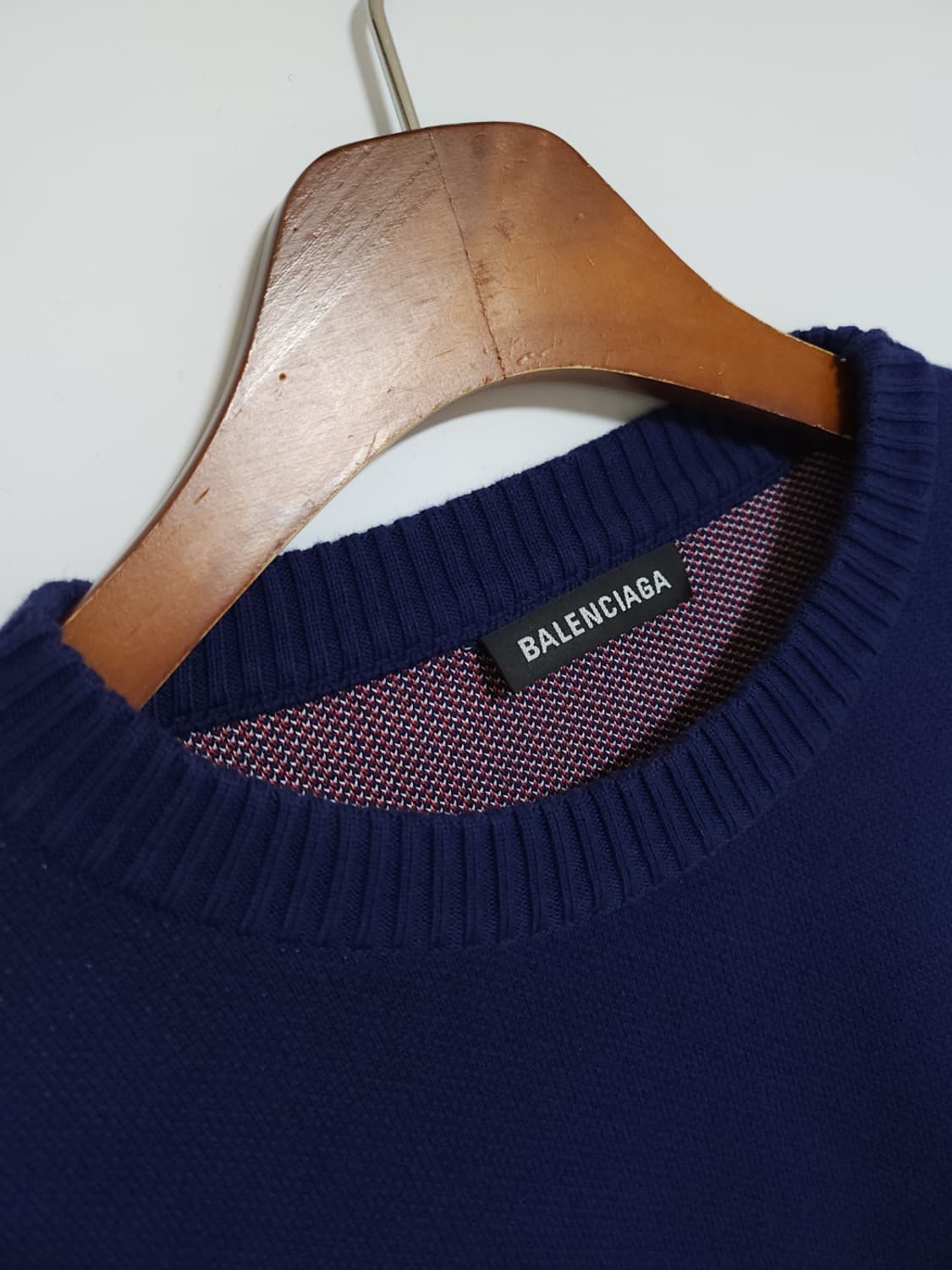 [S] 발렌시아가 블루 웨이브로고 울 니트 628743 T3176 상품이미지2