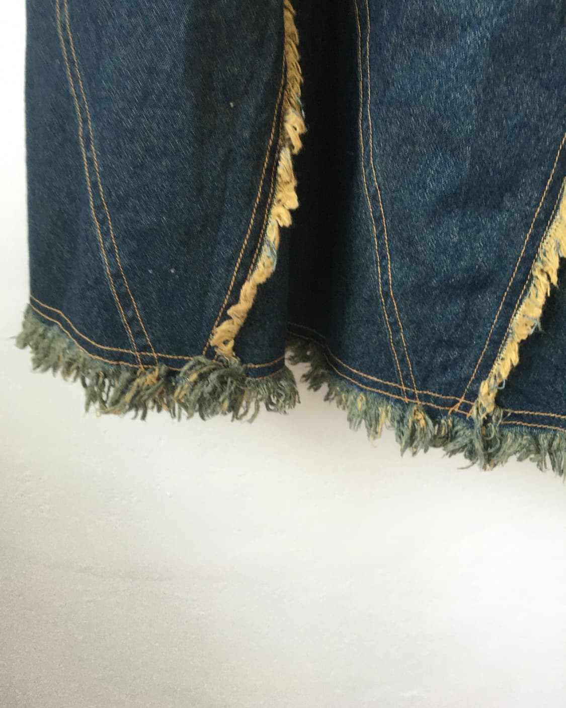 Fringe point denim skirt 상품이미지4