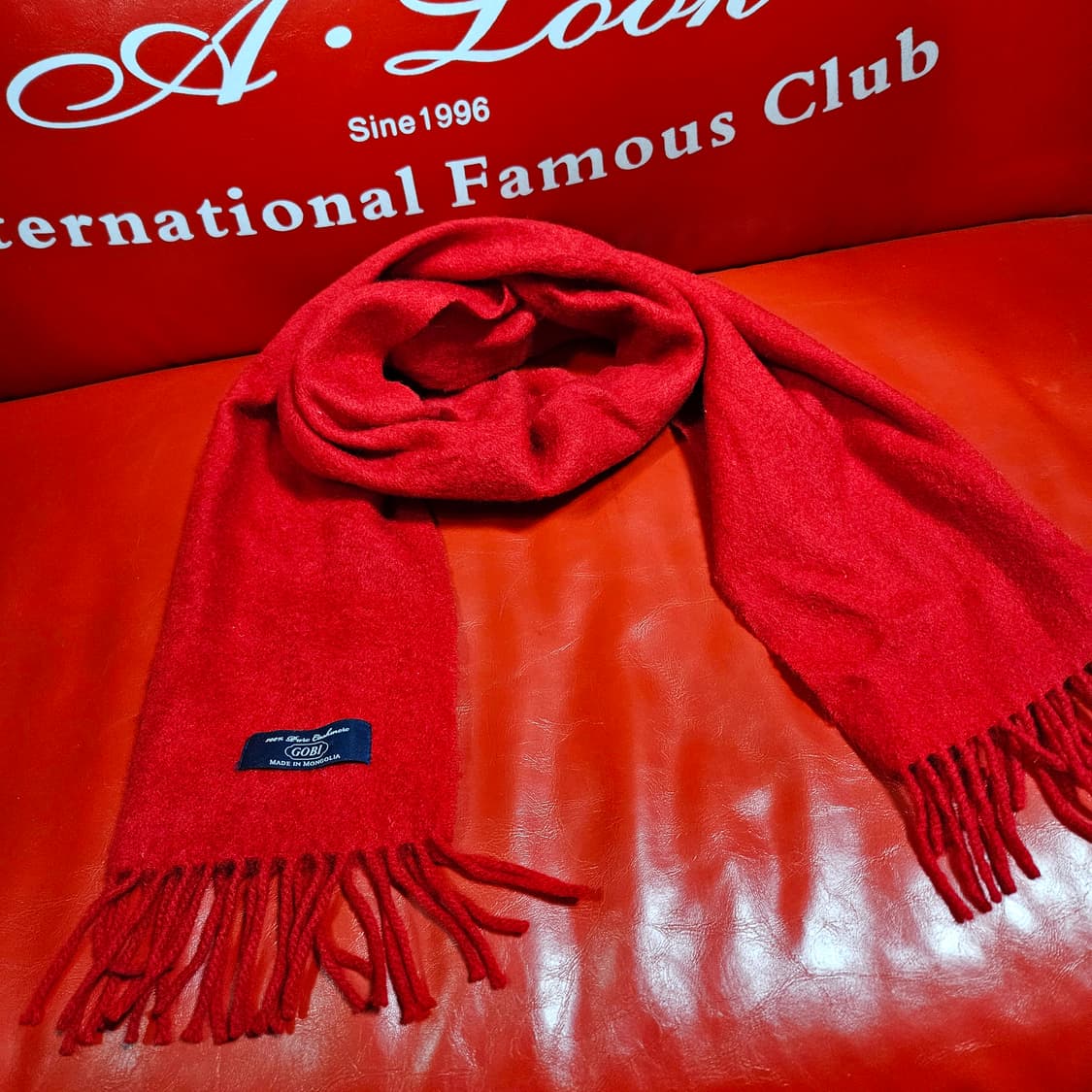 고비(GOBI) 몽골리안 캐시미어 100% 머플러 142cm 상품이미지1