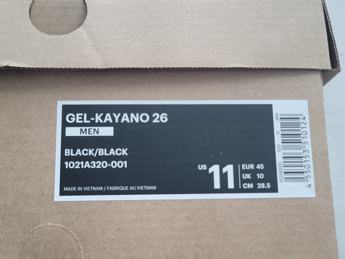아식스 x 비비안 웨스트우드 젤 카야노 26 블랙 상품이미지4