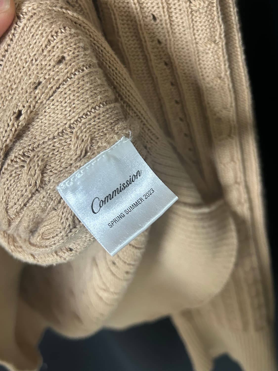 커미션 유니버시티 니트 M 상품이미지4