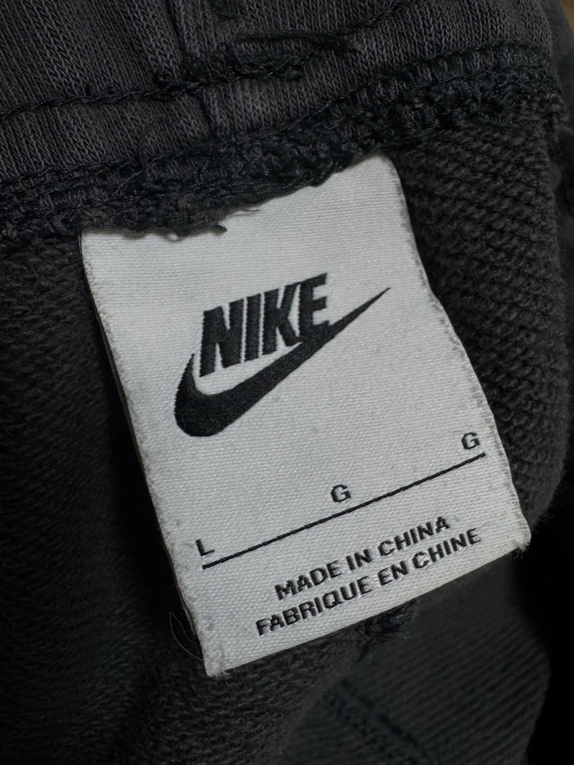 [L]나이키 멀티로고 코튼 스웻팬츠 다크그레이 상품이미지4
