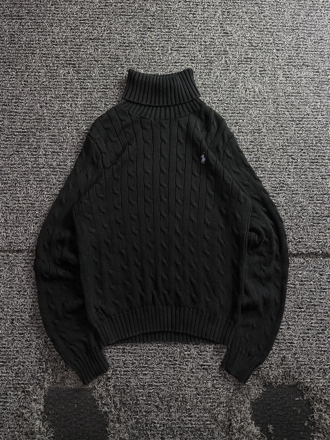 폴로 랄프로렌 아카이브 꽈베기 터틀넥 니트 3935 상품이미지2