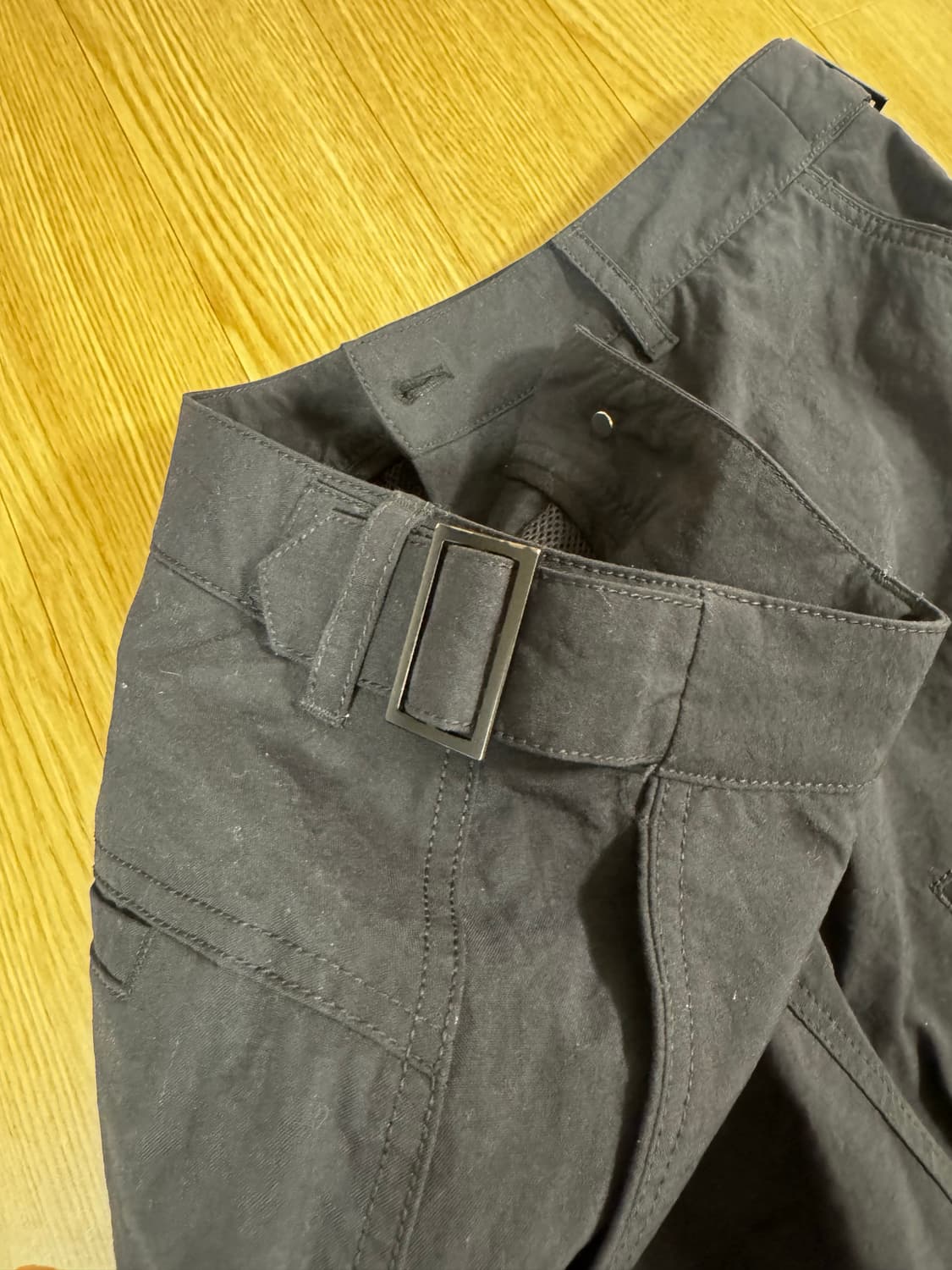 23FW 준지 블랙 카고 팬츠 48 JC3821P325 상품이미지3