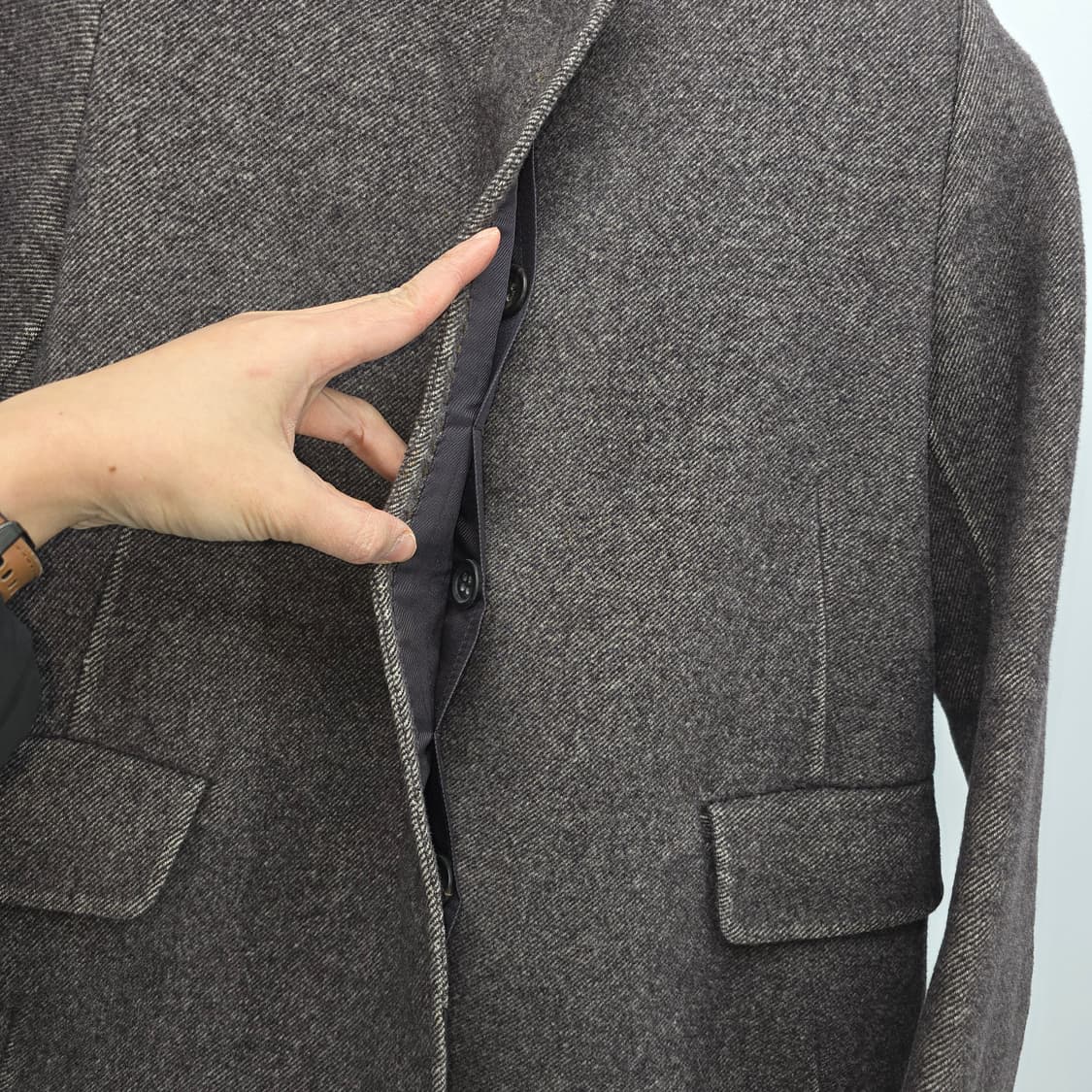 SJ SJ 울 자켓 / 여성 울 블레이저 겨울 자켓 상품이미지4