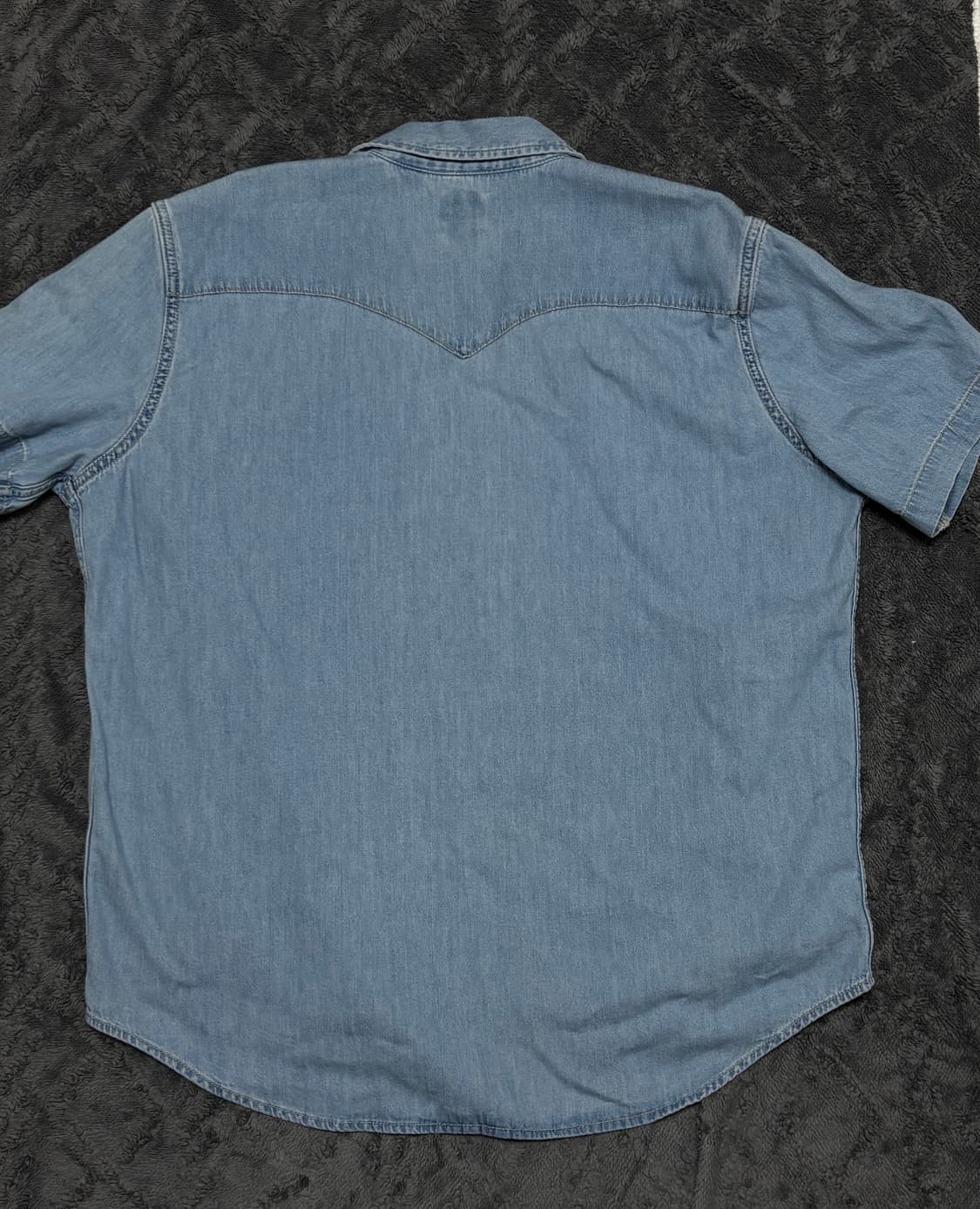 리바이스 웨스턴 데님 반필 셔츠 상품이미지3