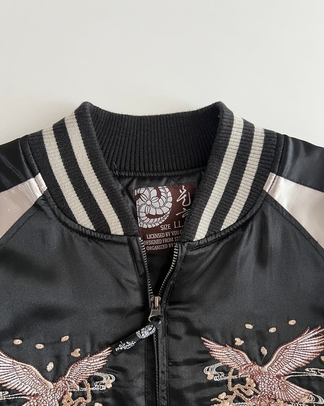 오리지널 일본 자수 스카잔 자켓 LL 상품이미지4