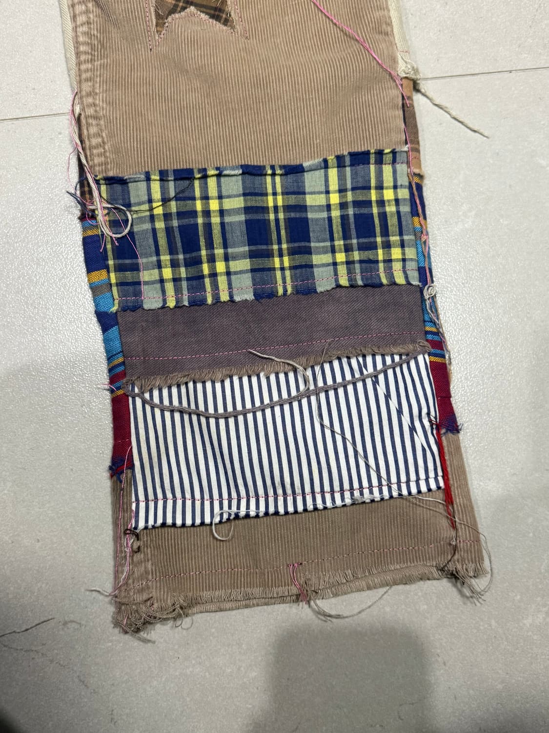 80s 리바이스 패치워크 커스텀 코듀로이 팬츠 바지 상품이미지5