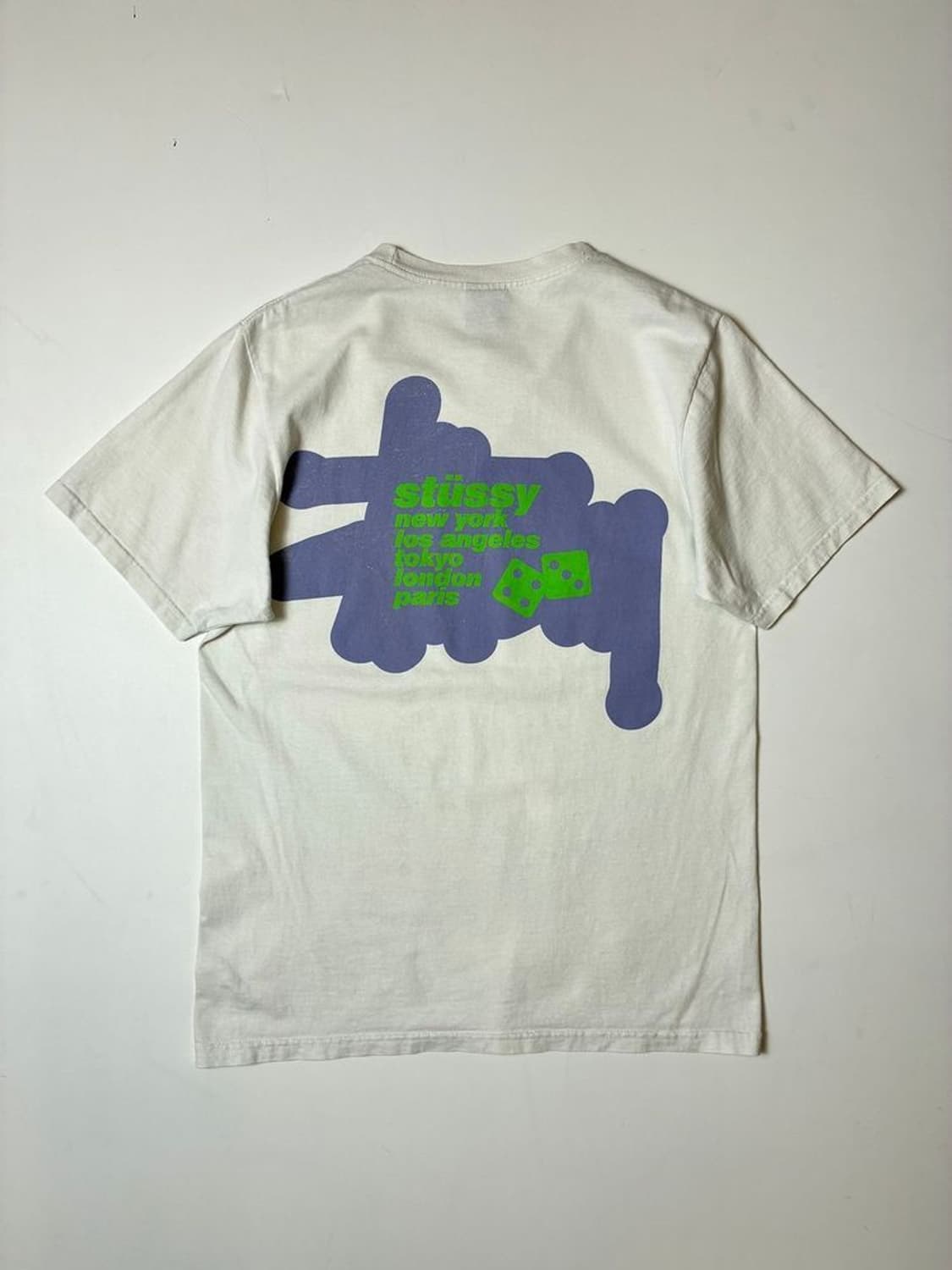 스투시 백프린팅 실루엣 코튼 반팔 티셔츠 PN9683 상품이미지1