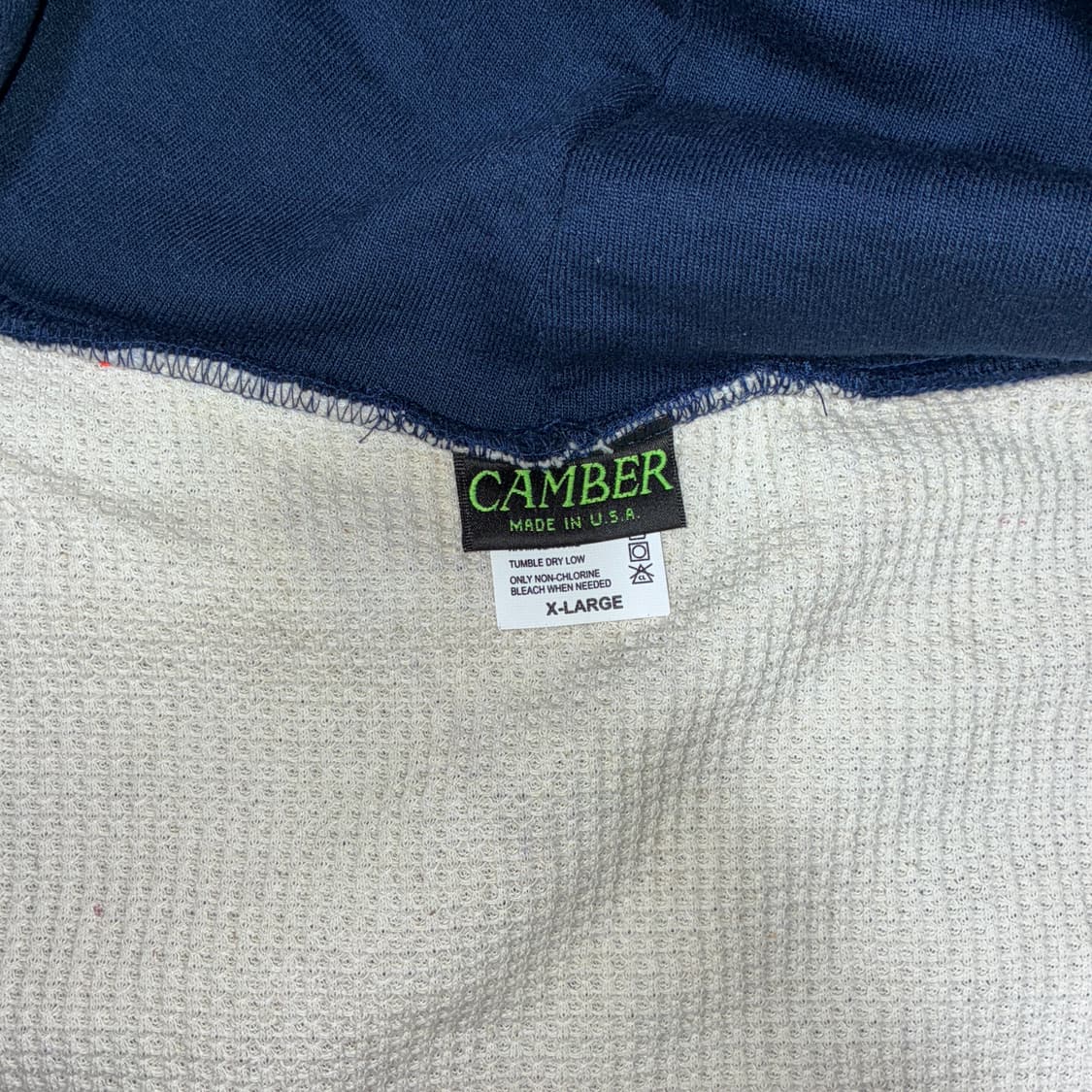 캠버 usa 90s 써멀 후드 집업 상품이미지2