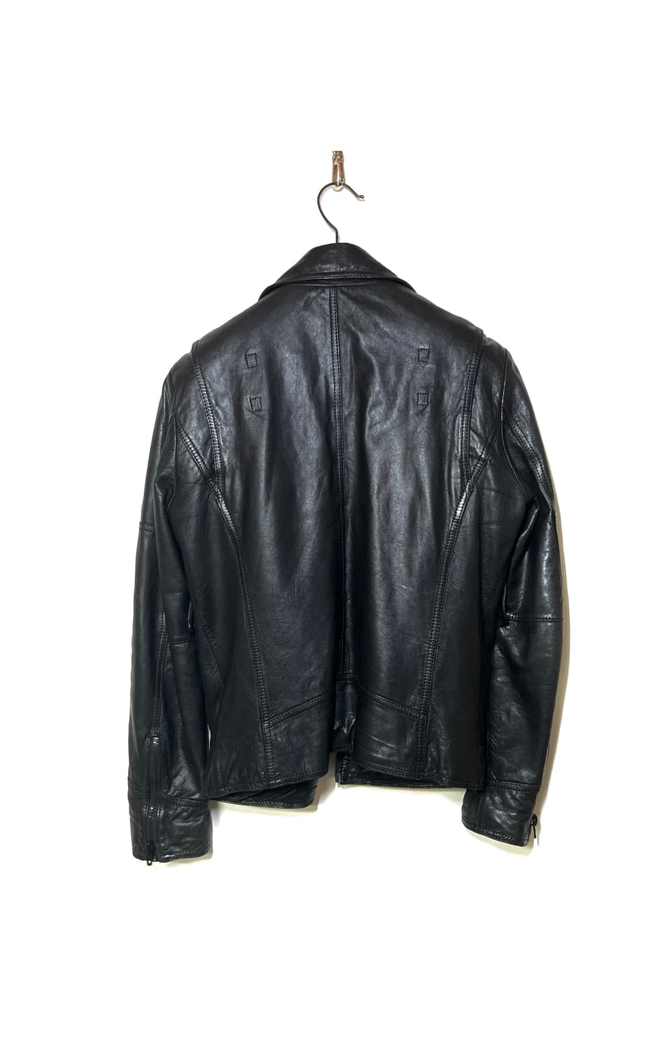 인터메조  양가죽 가죽자켓 밀리터리 필드자켓 블랙 90~95사이즈 상품이미지2